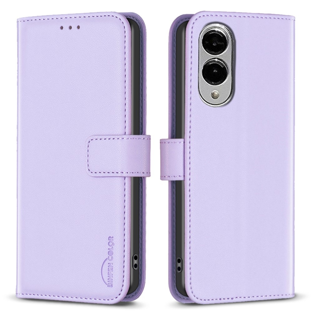 BNF knížkové pouzdro na Samsung Galaxy S25 Edge - světlefialové