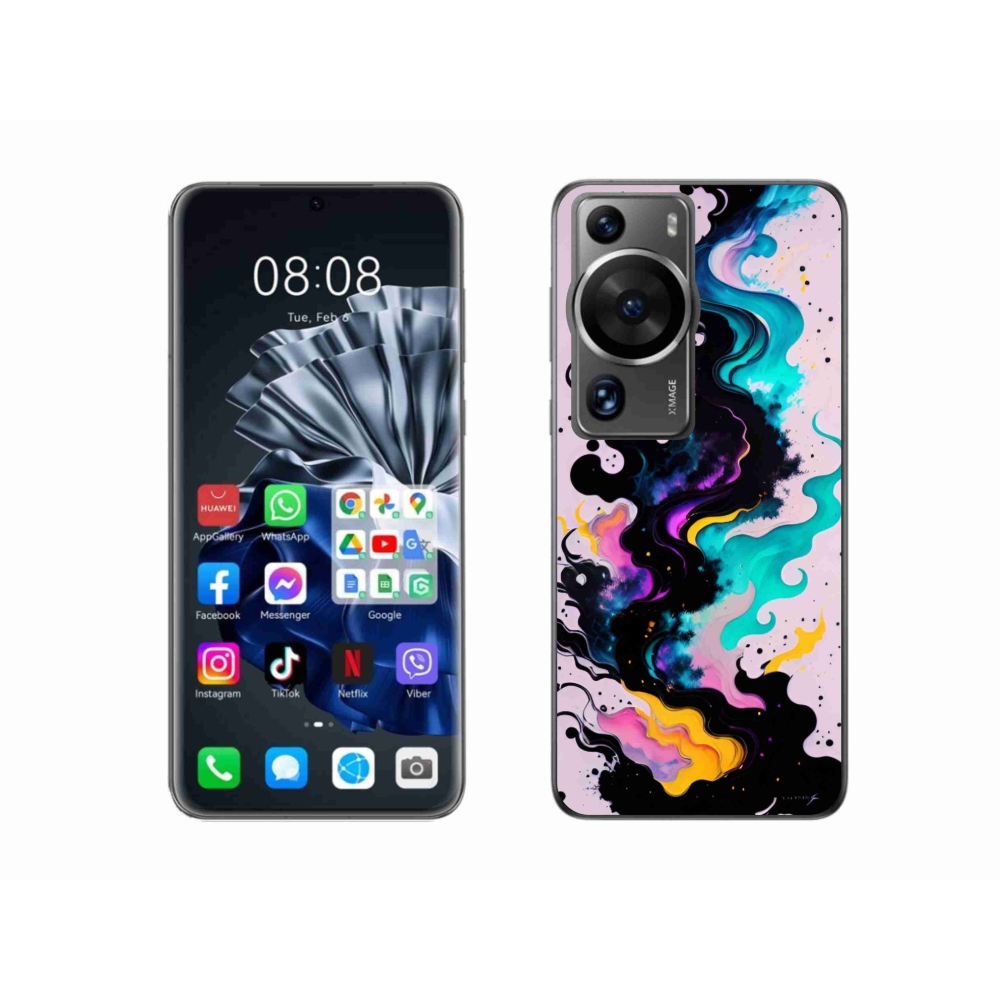 Gelový kryt mmCase na Huawei P60 Pro - abstraktní motiv 4
