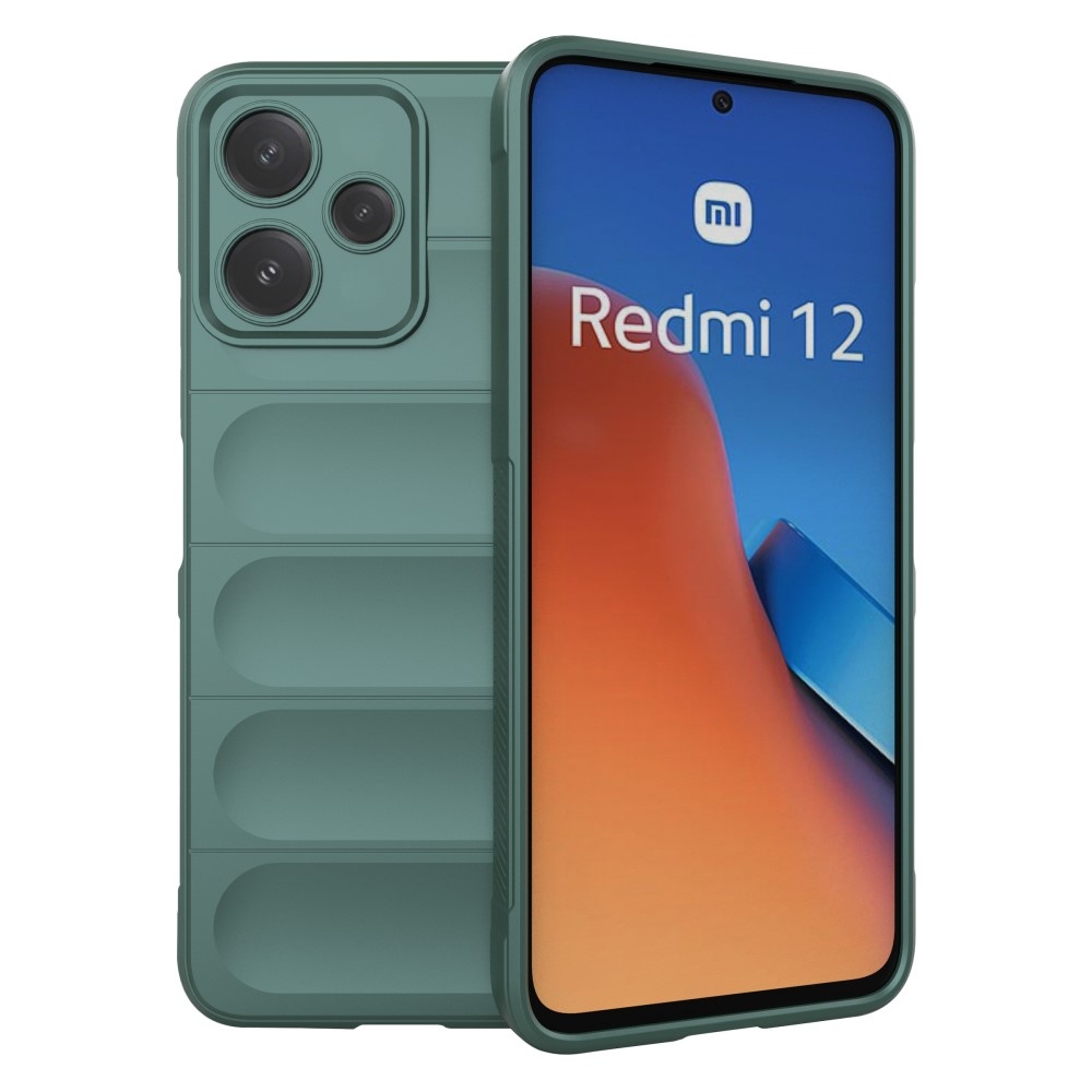 Rugg odolný gelový obal na Xiaomi Redmi 12 5G - zelený