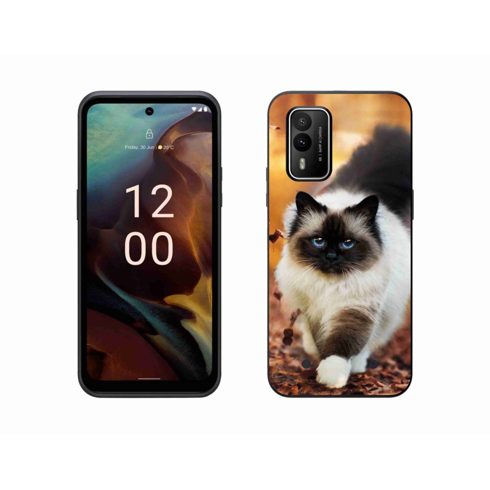 Gelový obal mmCase na Nokia XR21 - kočka