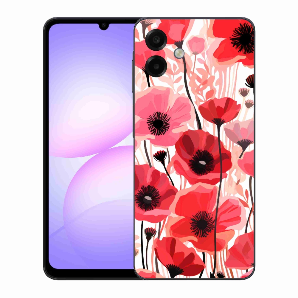 Gelový kryt mmCase na Samsung Galaxy A07 4G - vlčí mák 1