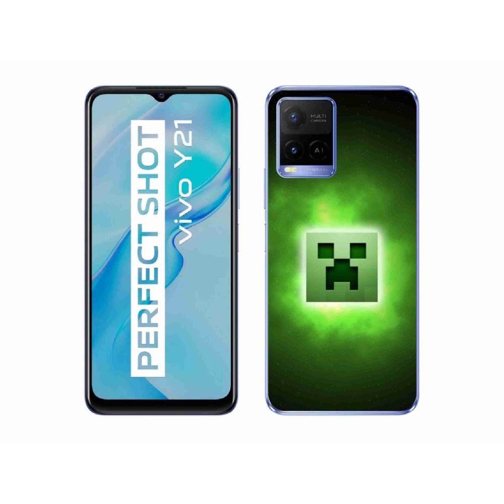 Gelový kryt mmCase na Vivo Y21/Y21s/Y33s - minecraft