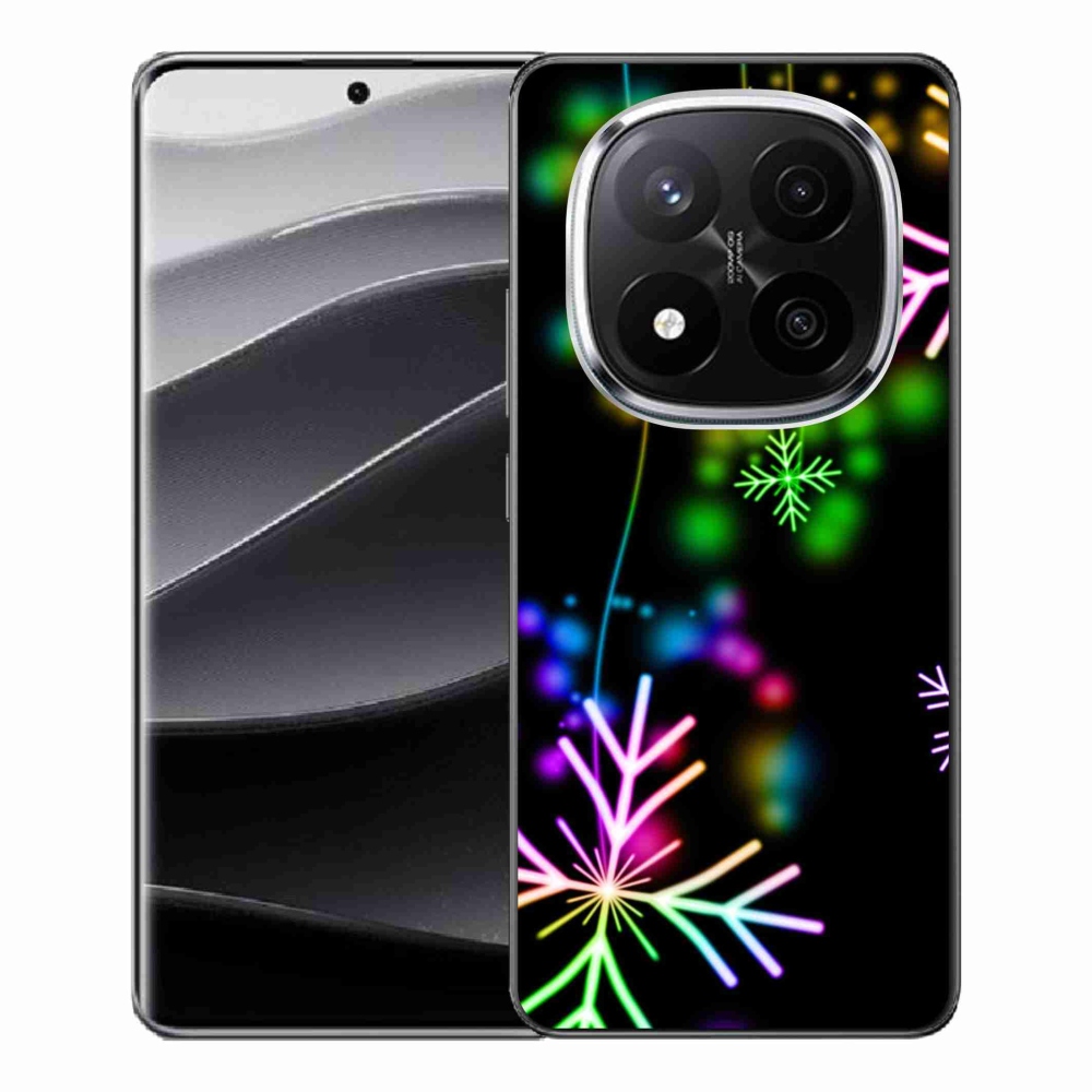 Gelový kryt mmCase na Xiaomi Redmi Note 14 Pro+ 5G - barevné vločky