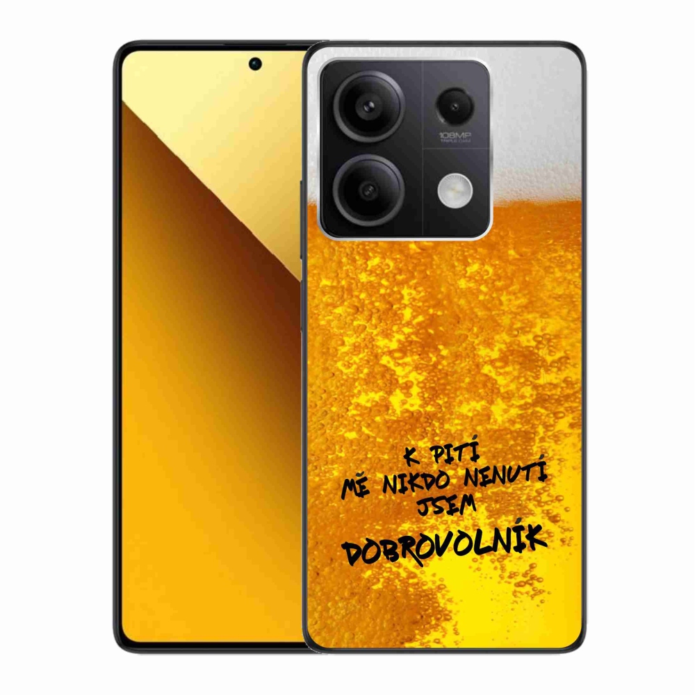 Gelový kryt mmCase na Xiaomi Redmi Note 13 5G - pivní motiv 4
