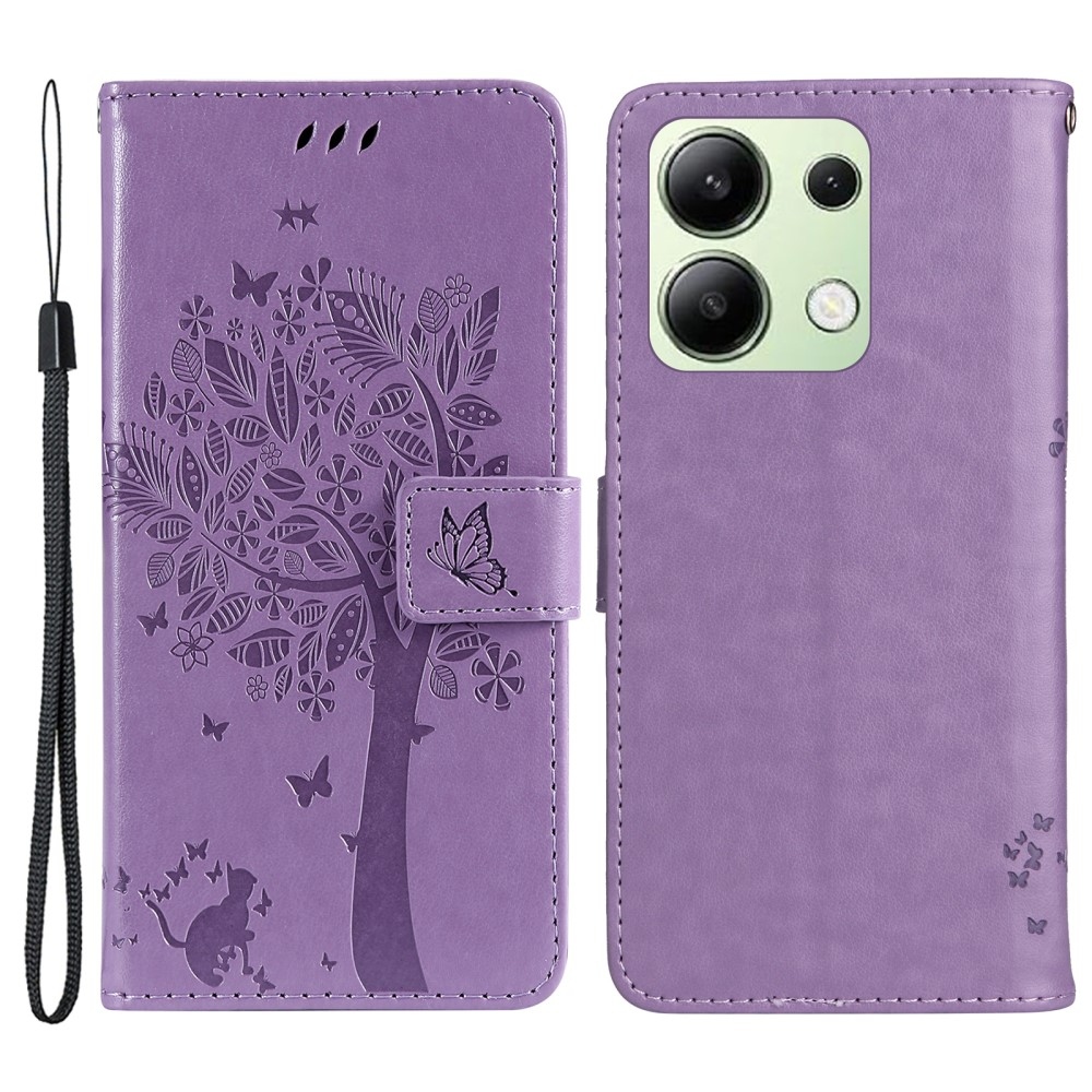 Trees knížkové pouzdro na Xiaomi Redmi Note 13 - světlefialové