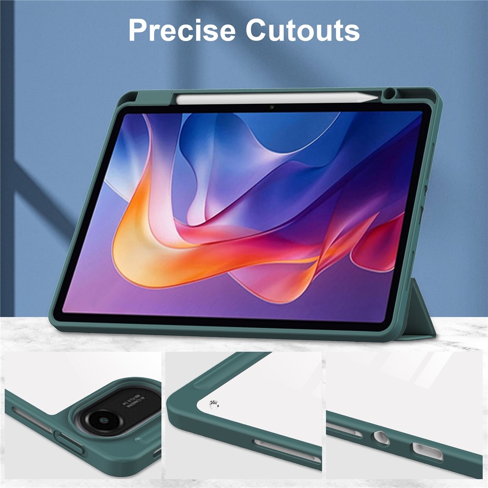 Case chytré zavírací pouzdro na tablet Xiaomi Redmi Pad 2 - zelené