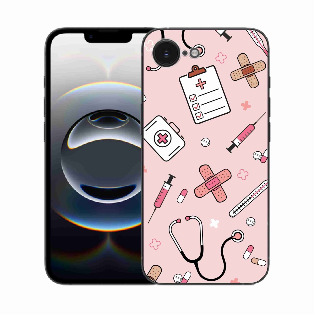 Gelový kryt mmCase na iPhone 16e - zdravotnictví 2