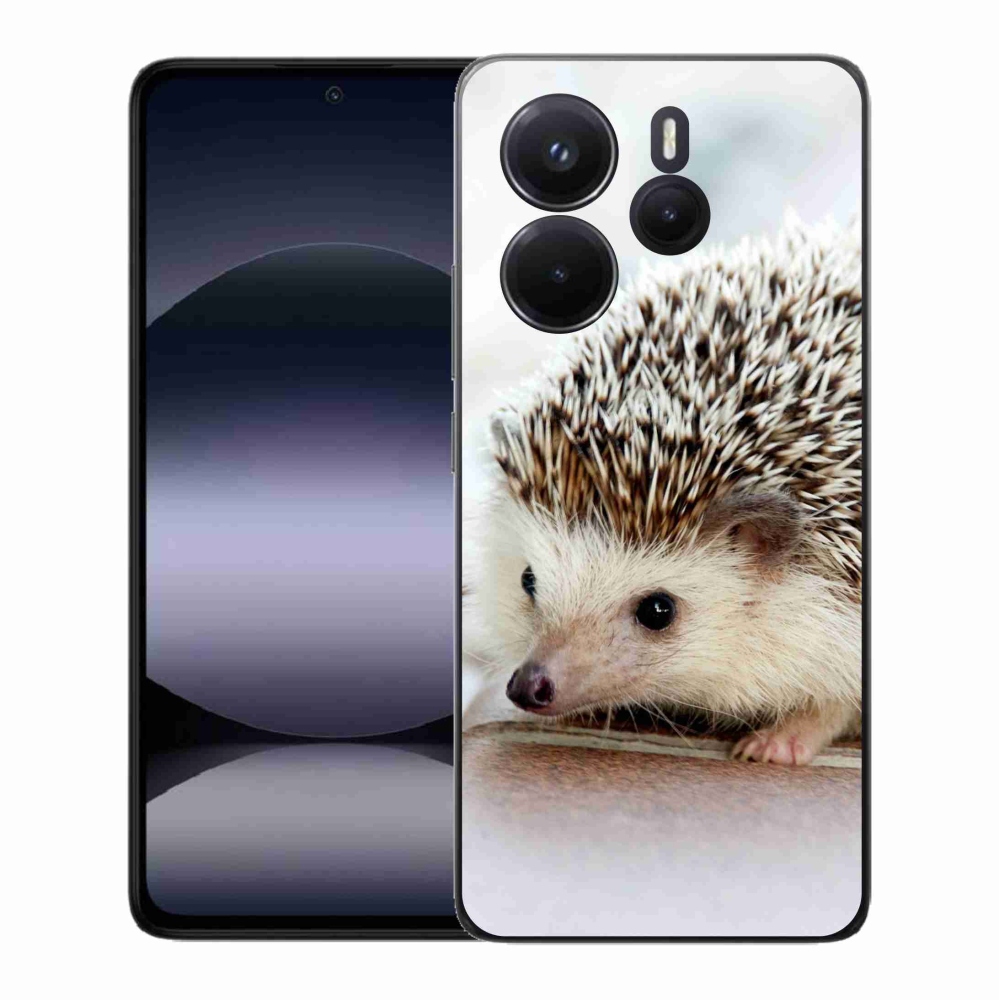 Gelový kryt mmCase na Xiaomi Redmi Note 14 - ježek