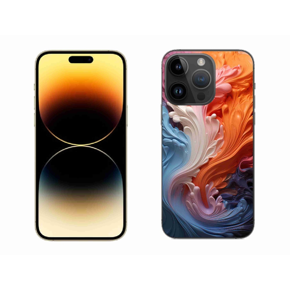 Gelový kryt mmCase na iPhone 14 Pro Max - abstraktní motiv 8