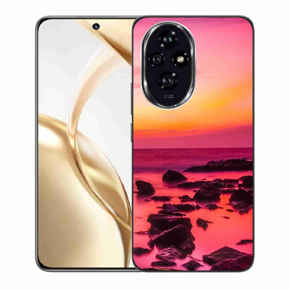 Gelový kryt mmCase na Honor 200 5G - moře a záře