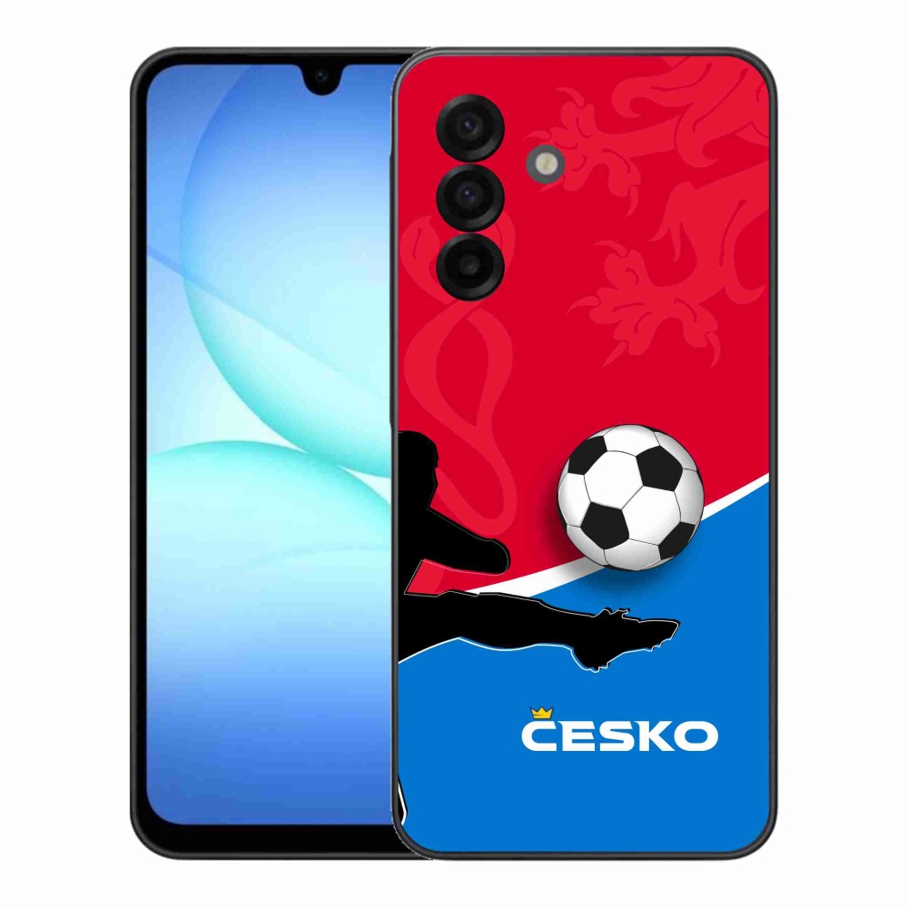 Gelový kryt mmCase na Samsung Galaxy A17 4G/5G - fotbal Česko 2