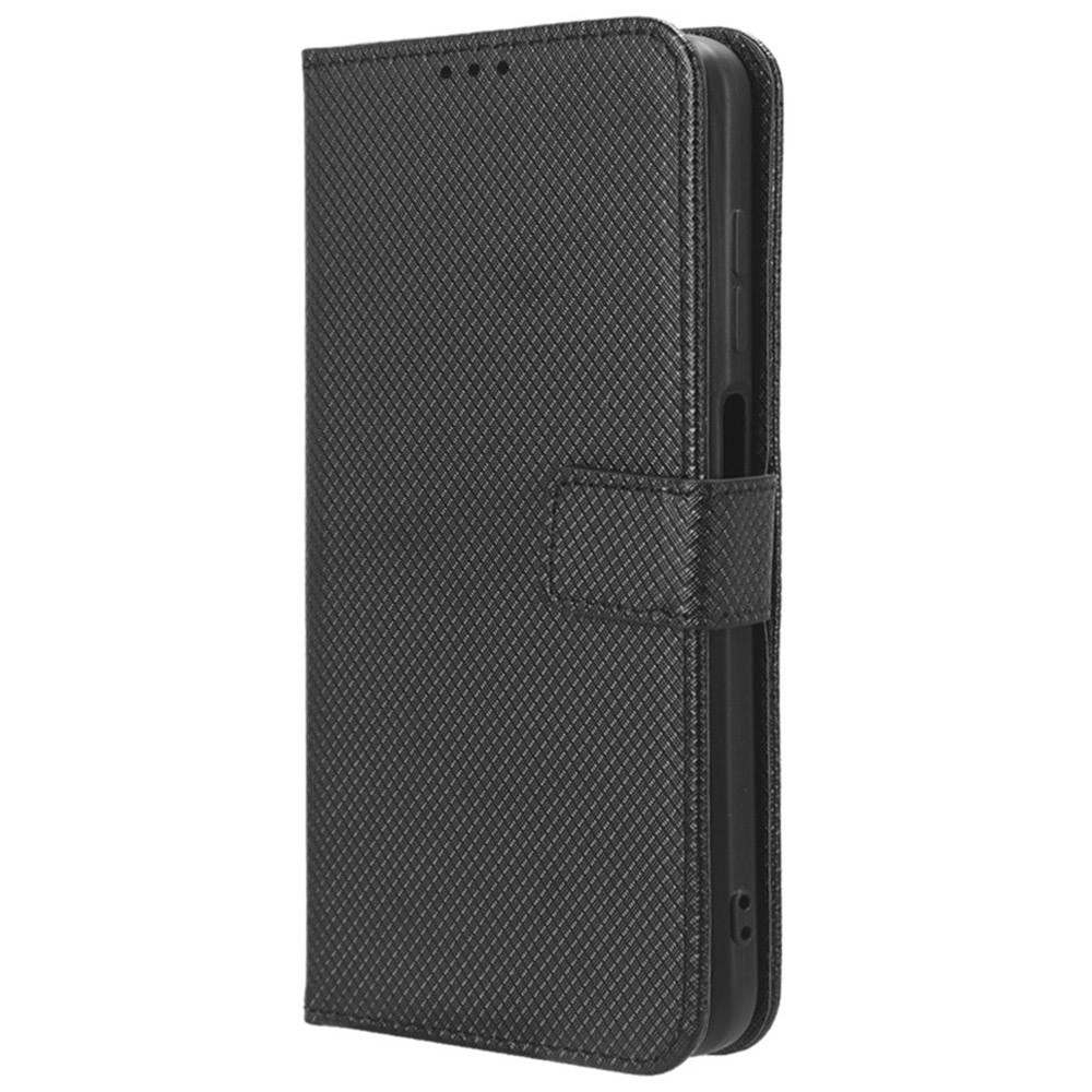 Diamond knížkové pouzdro na Xiaomi Redmi Note 14S/Note 13 Pro 4G/Poco M6 Pro - černé