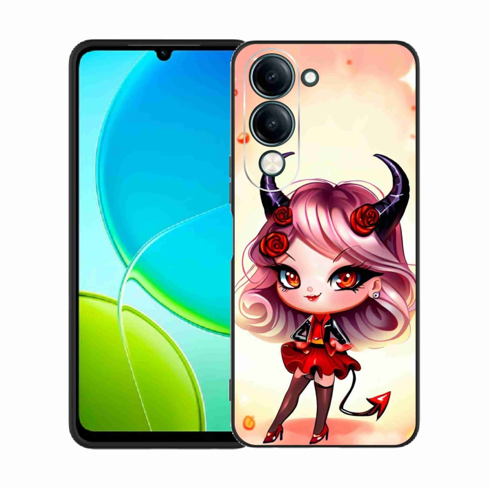 Gelový kryt mmCase na Vivo Y29s 5G - kreslená čertice