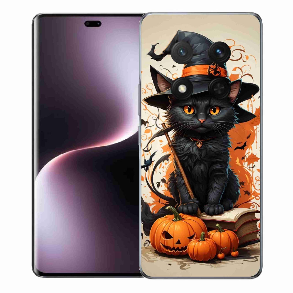 Gelový kryt mmCase na Honor Magic 7 Lite 5G - kocour čaroděj