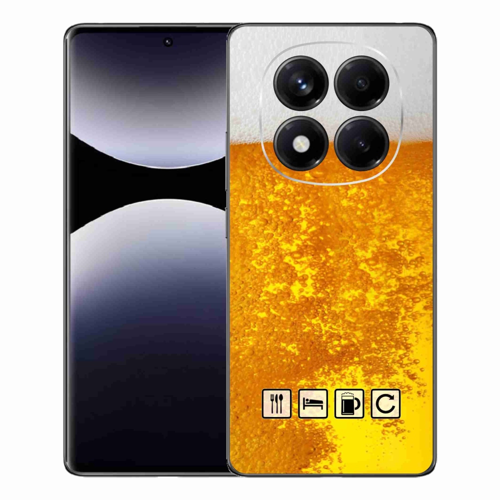 Gelový kryt mmCase na Xiaomi Redmi Note 14 Pro - pivní motiv 3