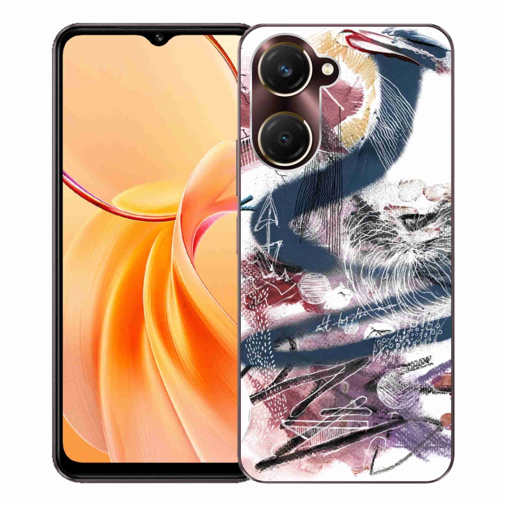 Gelový kryt mmCase na Vivo Y28s 5G - abstraktní motiv 28