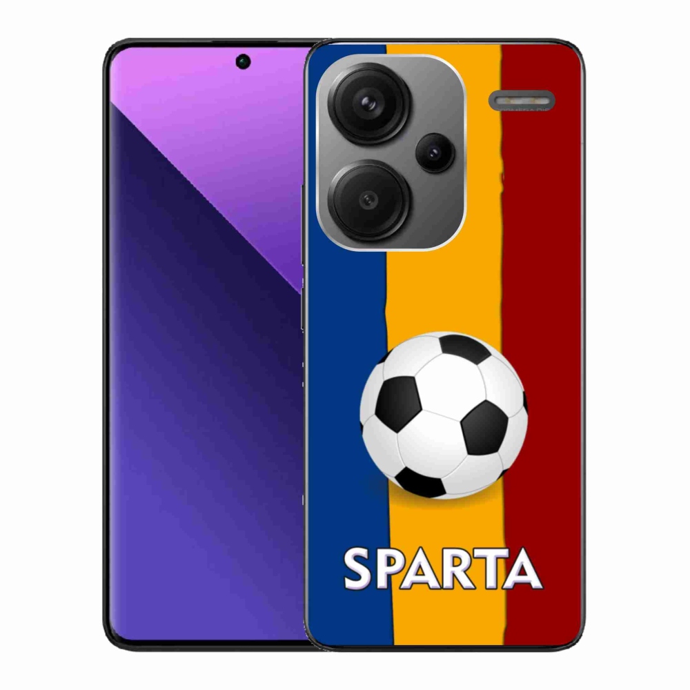 Gelový kryt mmCase na Xiaomi Redmi Note 13 Pro+ 5G - fotbal 1