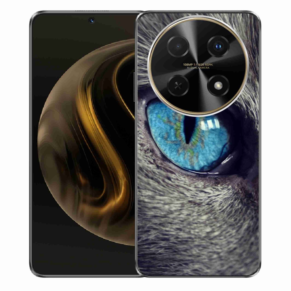 Gelový kryt mmCase na Huawei Nova 12i - modré kočičí oko