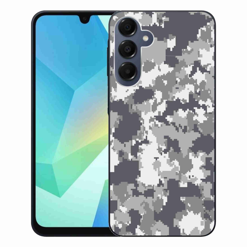 Gelový kryt mmCase na Samsung Galaxy A16 4G/5G - maskáčový vzor 2