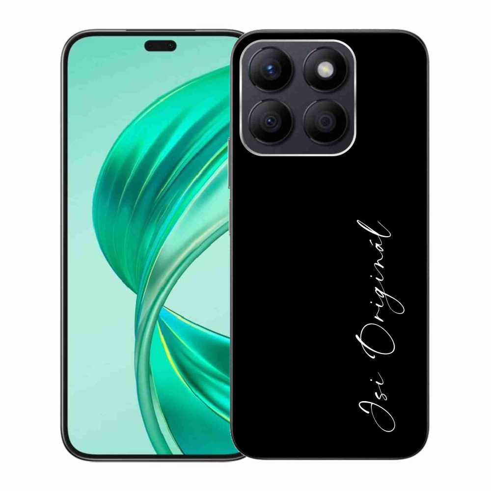 Gelový kryt mmCase na Honor X8b - jsi originál černé pozadí