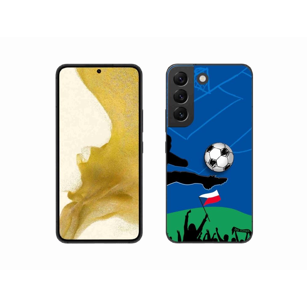 Gelový kryt mmCase na Samsung Galaxy S22 5G - fanoušci fotbalu