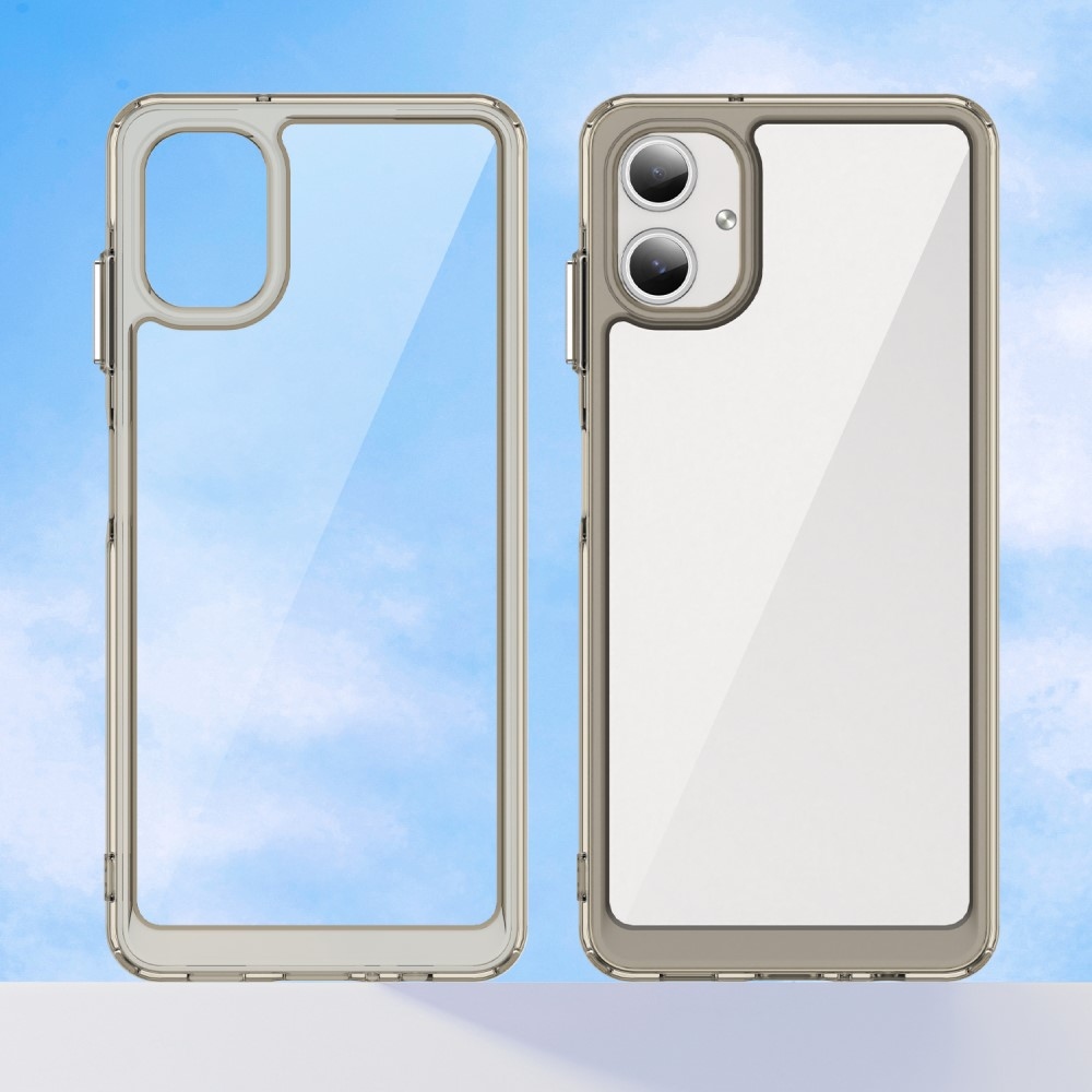 Gelový obal s pevnými zády na Samsung Galaxy A06 4G - šedý