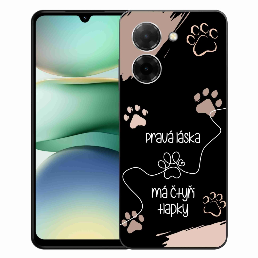 Gelový kryt mmCase na Xiaomi Redmi A5 (171.7x77.8x8.3mm) - psí motiv 1 černé pozadí