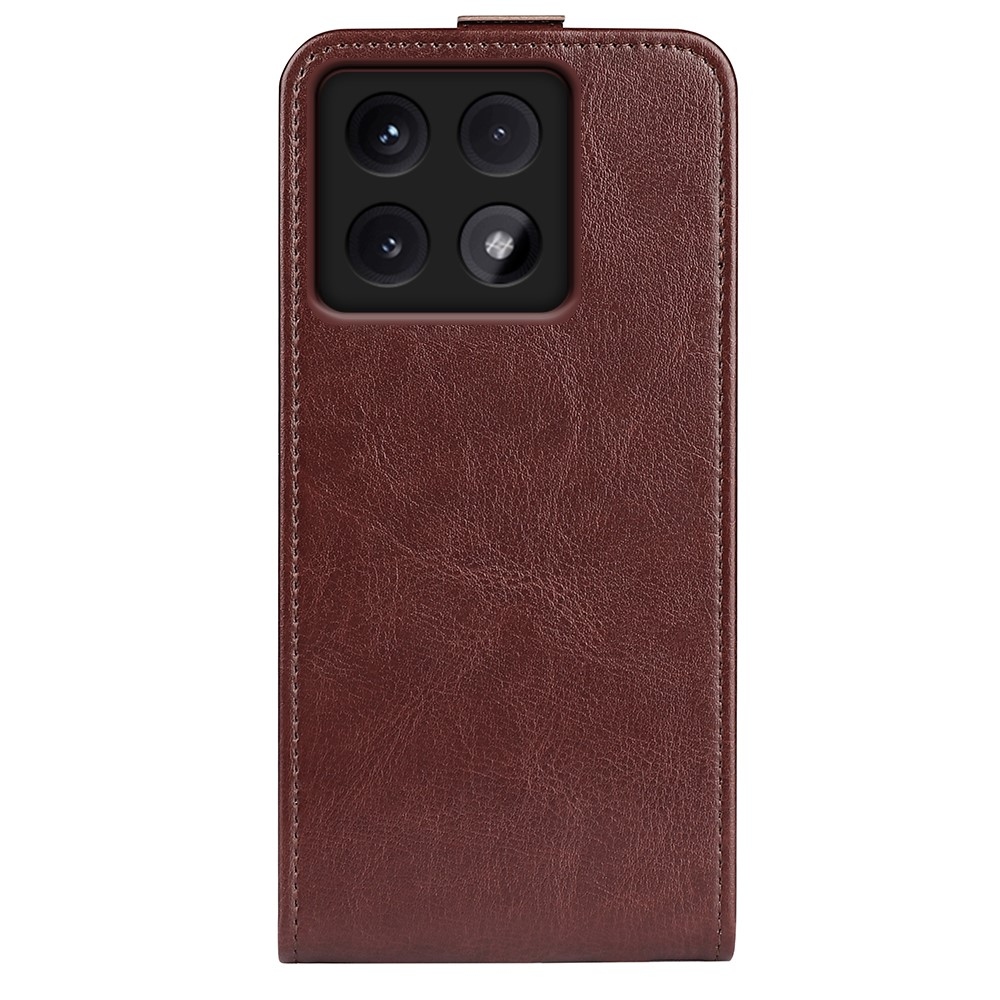 Vertical knížkové pouzdro na Xiaomi 14T - hnědé
