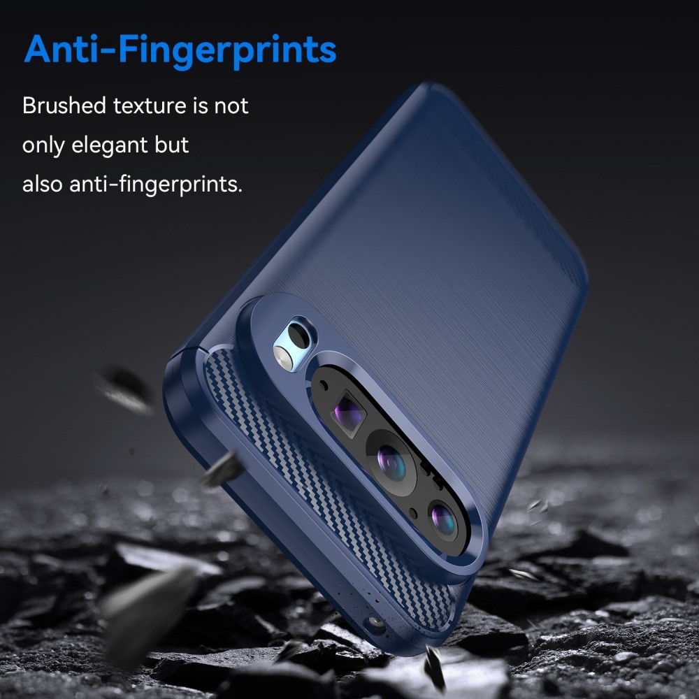 Carbon odolný gelový obal na Google Pixel 9/9 Pro - modrý