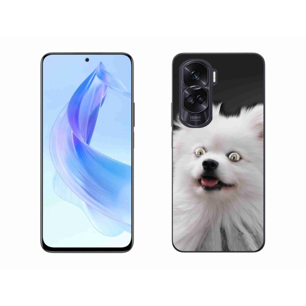 Gelový kryt mmCase na Honor 90 Lite - bílý špic