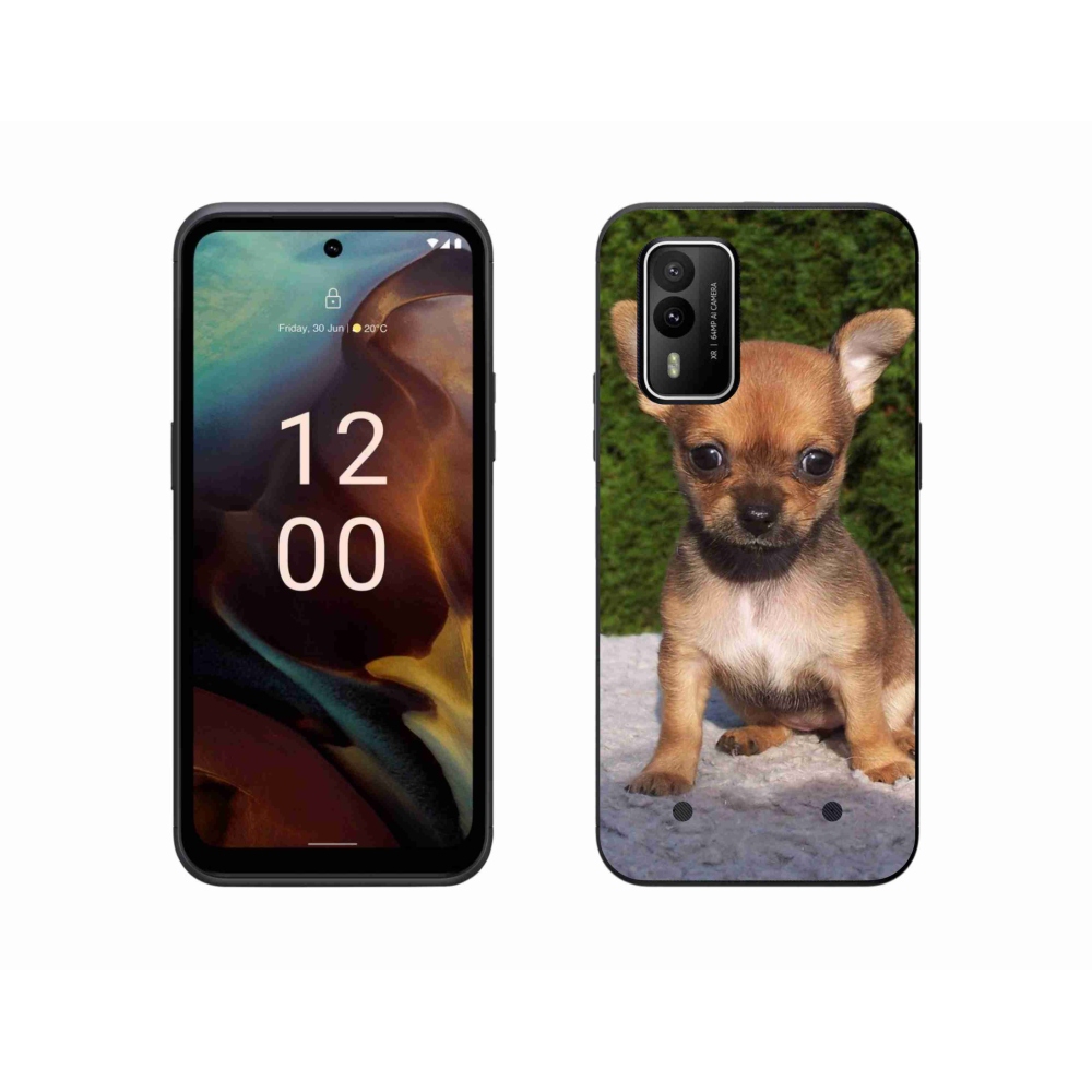 Gelový obal mmCase na Nokia XR21 - čivava 3