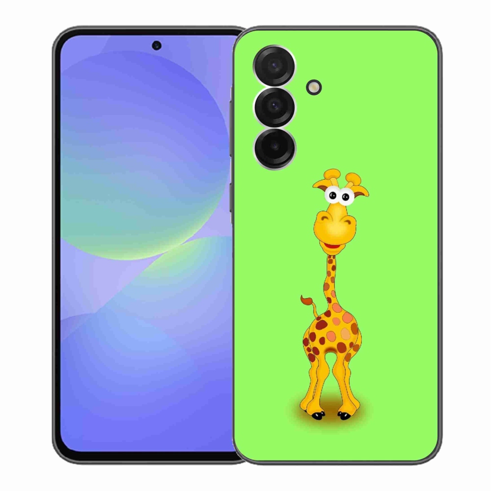 Gelový kryt mmCase na Samsung Galaxy A36 5G - kreslená žirafa