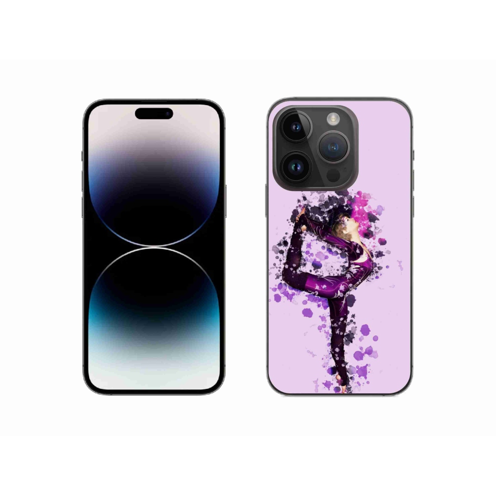 Gelový kryt mmCase na iPhone 14 Pro - baletka