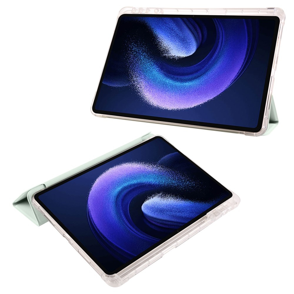 Polohovatelné pouzdro na Xiaomi Pad 6 - světlezelené