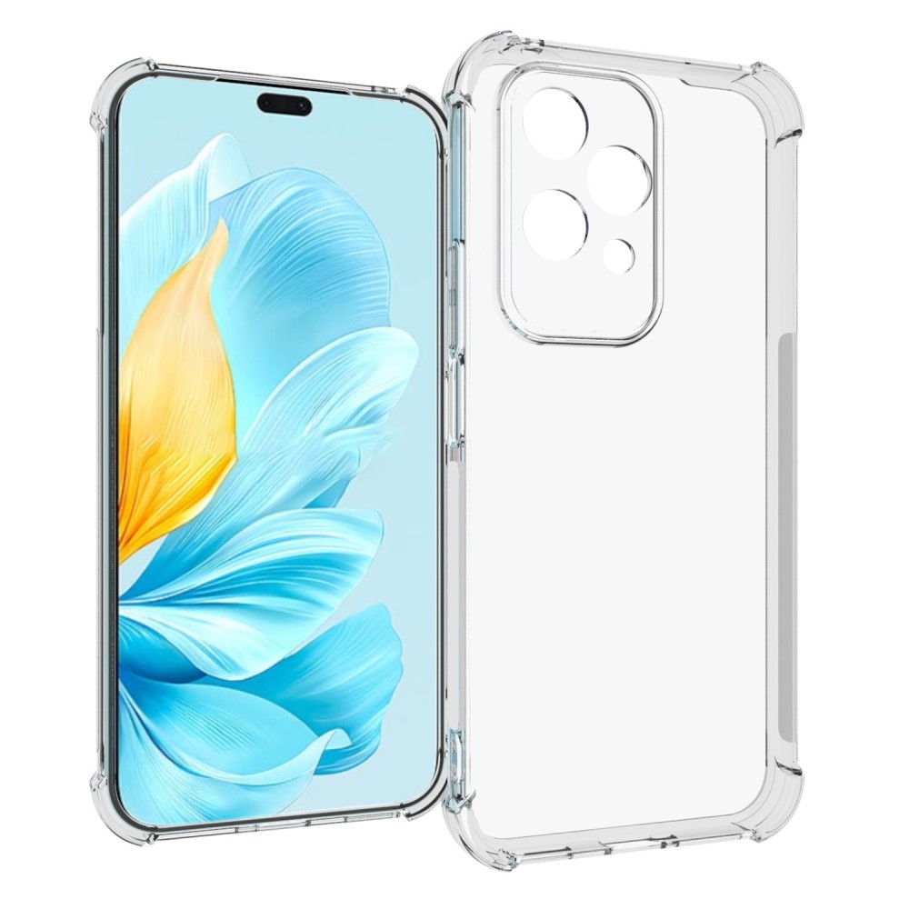 Průhledný gelový obal s vyztuženými rohy na Honor 200 Lite 5G - průhledný
