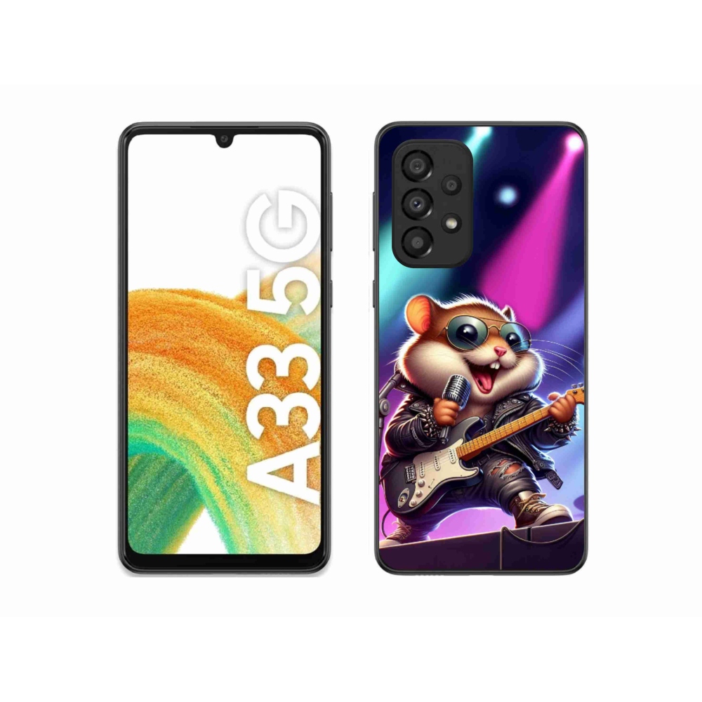 Gelový kryt mmCase na Samsung Galaxy A33 5G - křeček rocker