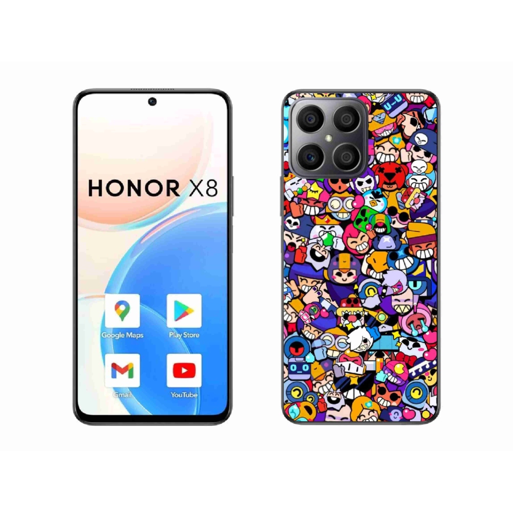 Gelový kryt mmCase na Honor X8 4G - brawl stars 2