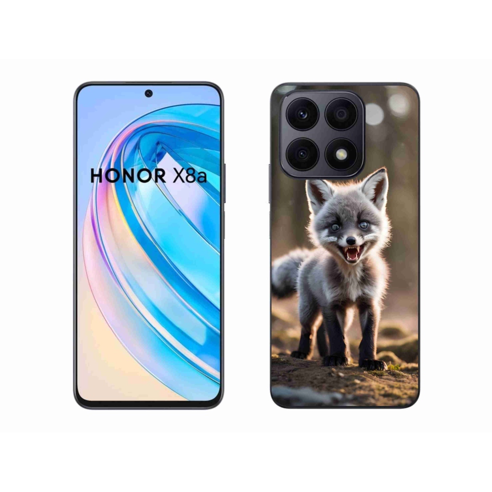 Gelový kryt mmCase na Honor X8a - rozzuřená liška