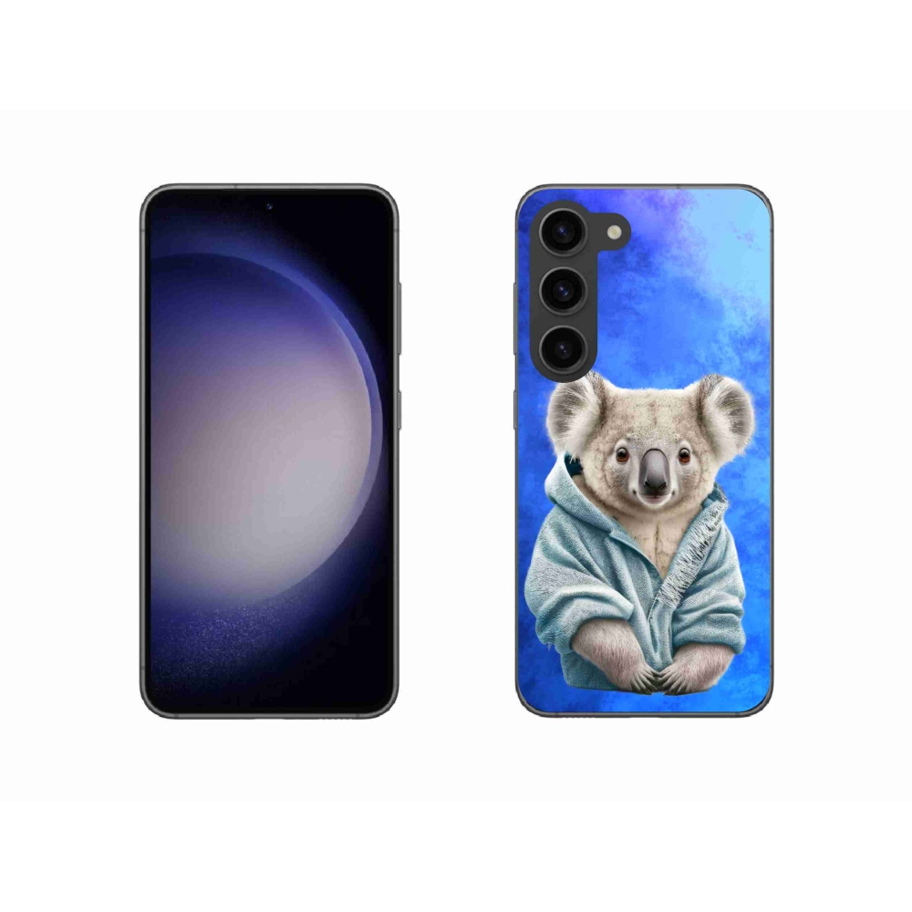 Gelový kryt mmCase na Samsung Galaxy S23 5G - koala ve svetru