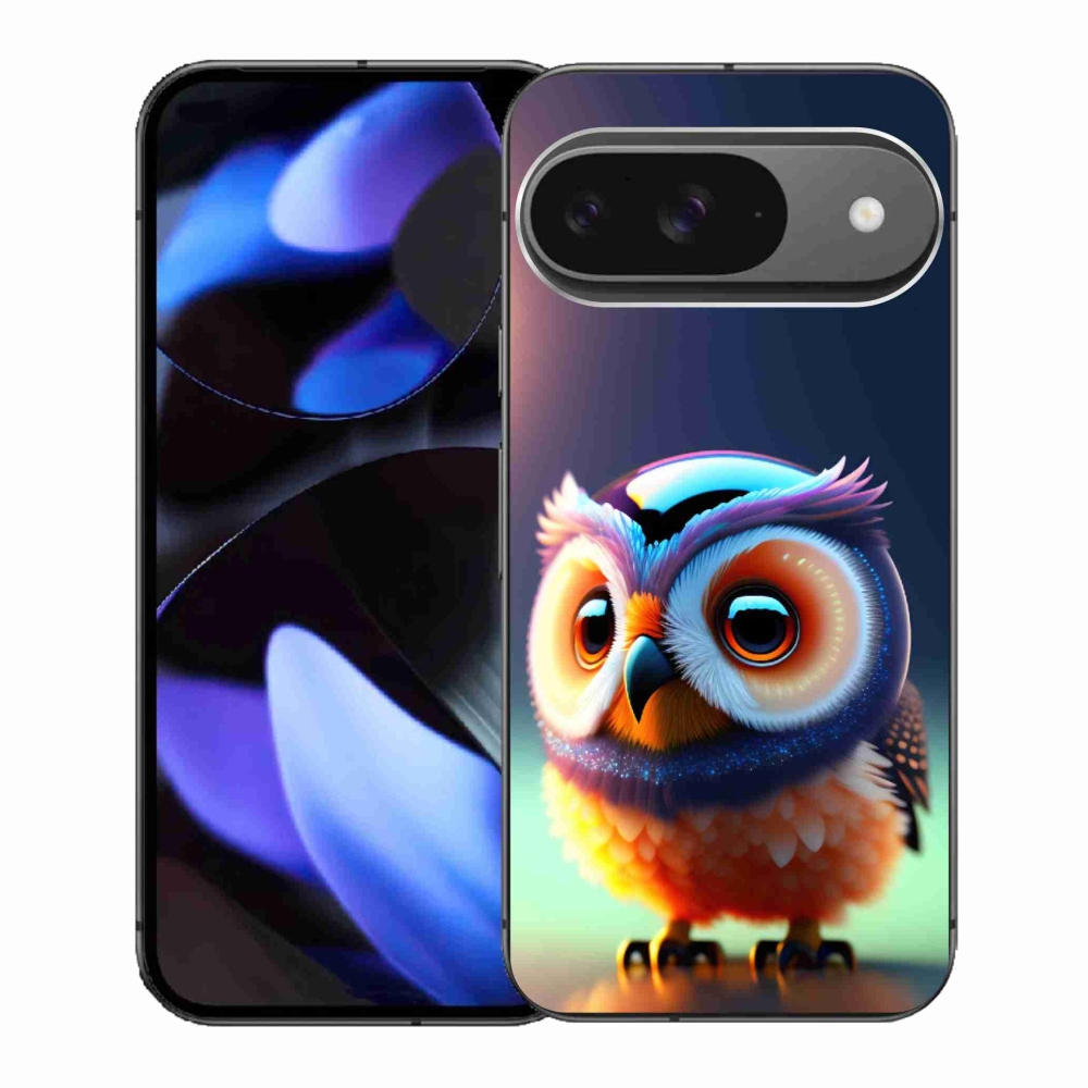 Gelový kryt mmCase na Google Pixel 9/9 Pro - sovička