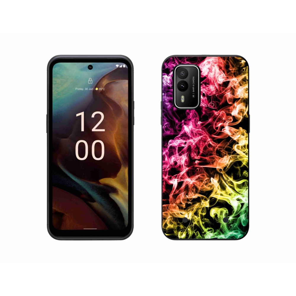 Gelový kryt mmCase na Nokia XR21 - abstraktní vzor 6