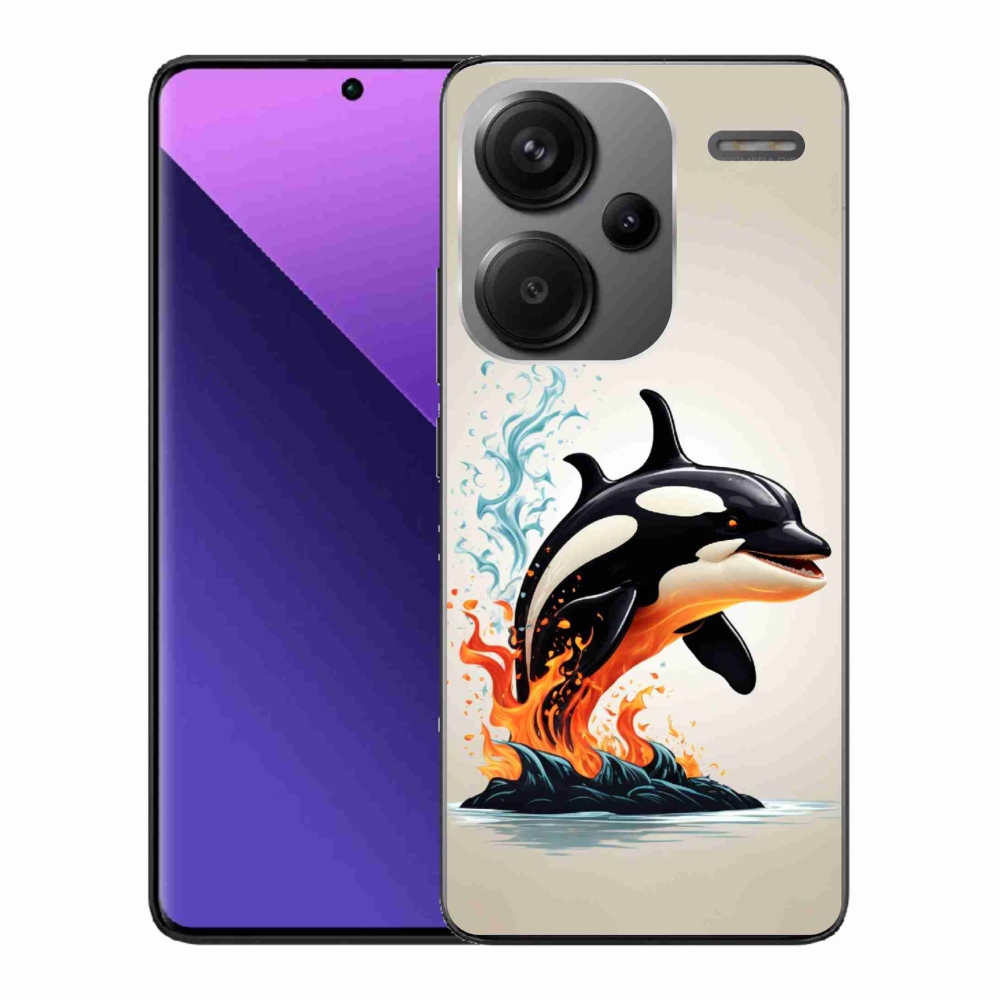 Gelový kryt mmCase na Xiaomi Redmi Note 13 Pro+ 5G - kosatka