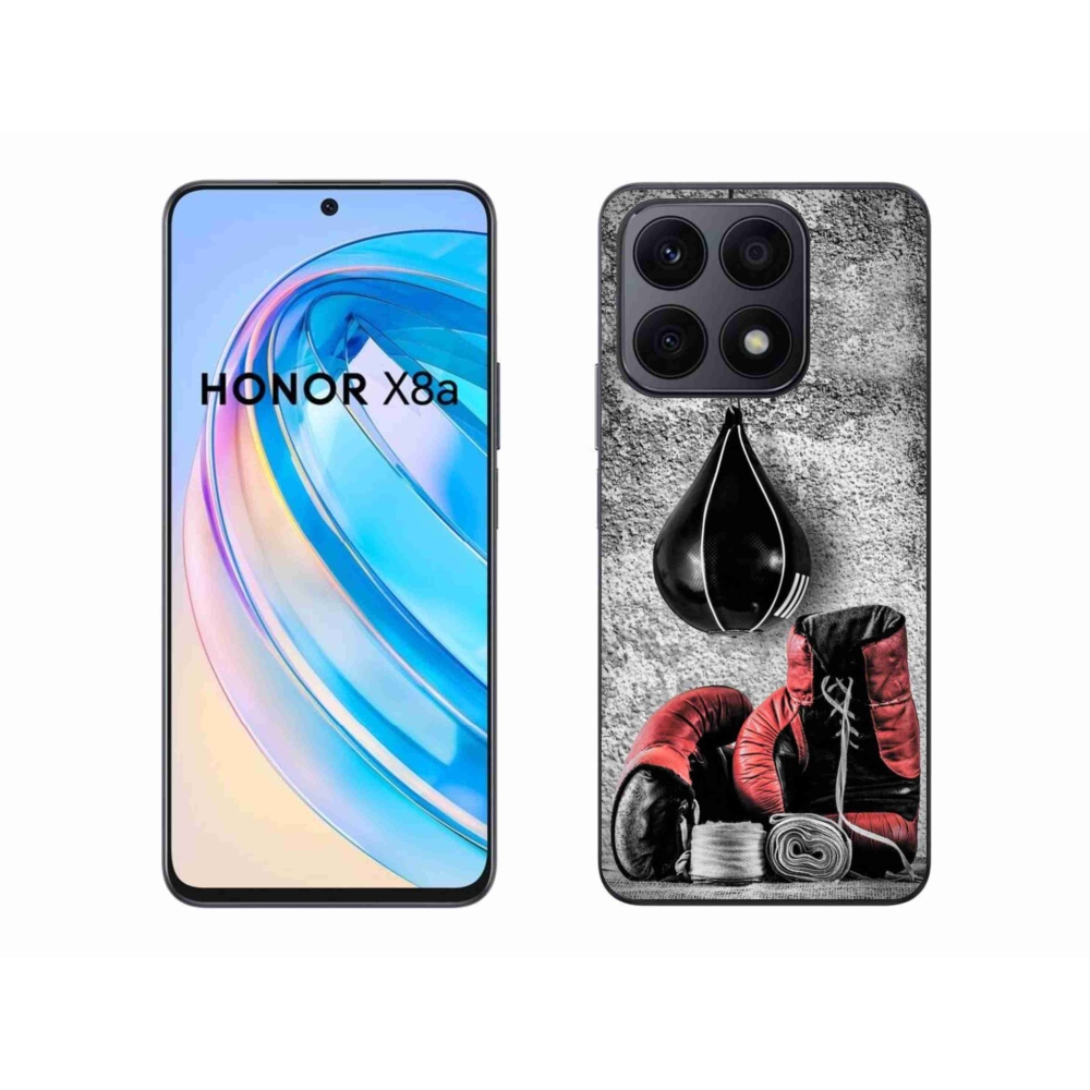 Gelový kryt mmCase na Honor X8a - boxovací pytel a rukavice