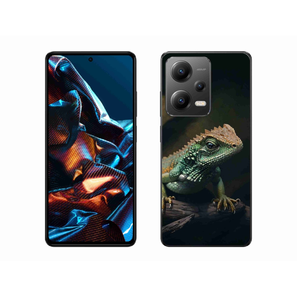 Gelový kryt mmCase na Xiaomi Redmi Note 12 Pro 5G - ještěr