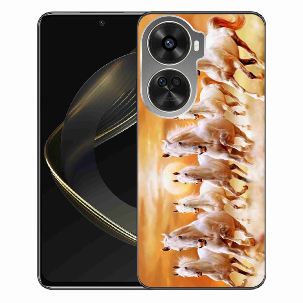 Gelový obal mmCase na Huawei Nova 12 SE - koně 2