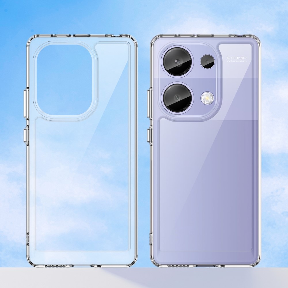 Gelový obal s pevnými zády pro Xiaomi Redmi Note 13 Pro 4G/Poco M6 Pro - průhledný