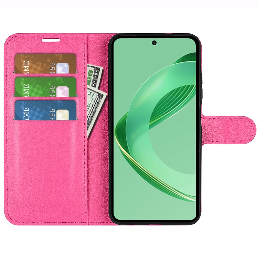 Litchi knížkové pouzdro na Huawei Nova 12 SE - rose