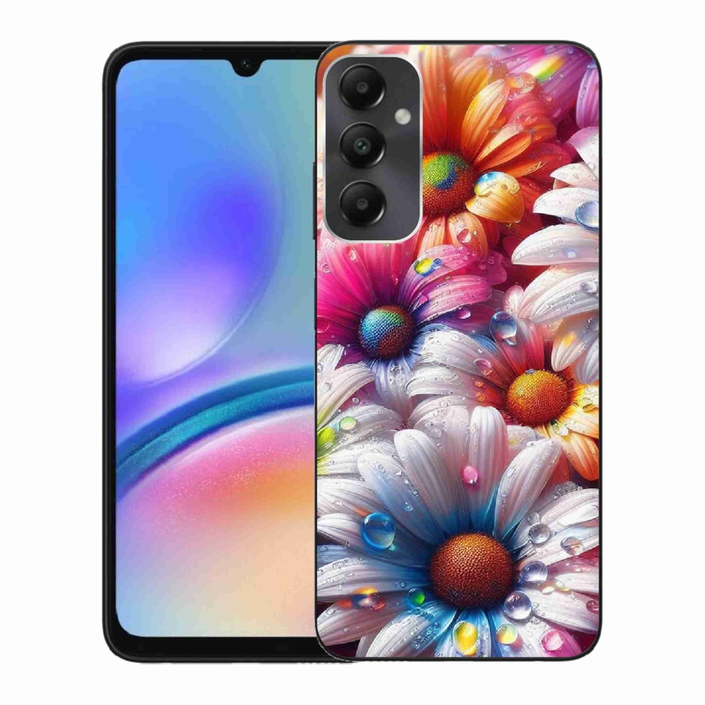 Gelový kryt mmCase na Samsung Galaxy A05s - barevné kopretiny