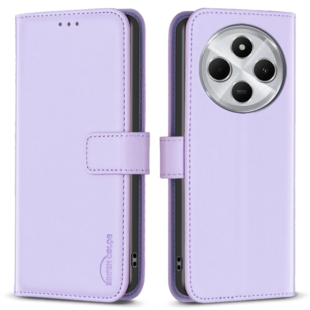 BNF knížkové pouzdro na Xiaomi Redmi 14C/Poco C75 - světlefialové