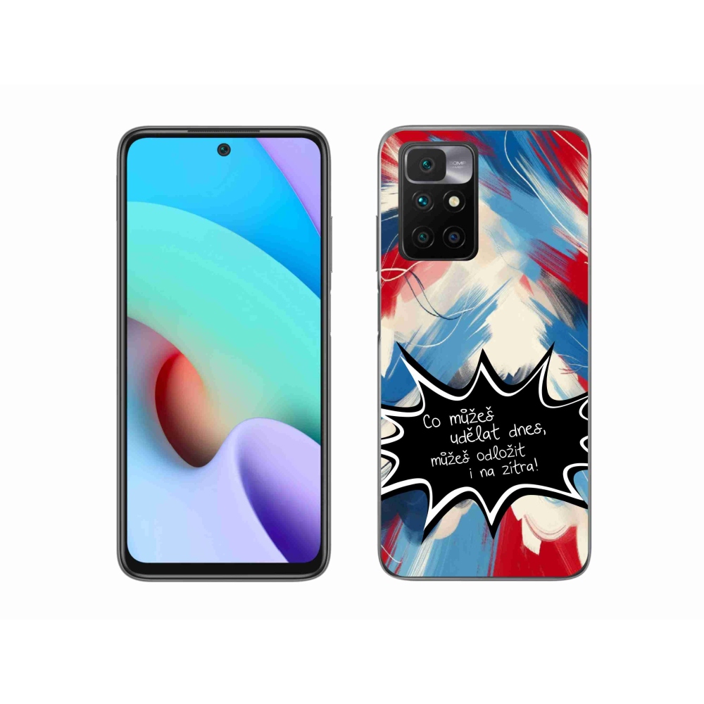 Gelový kryt mmCase na Xiaomi Redmi 10/Redmi 10 (2022) - vtipný text 9 černé pozadí